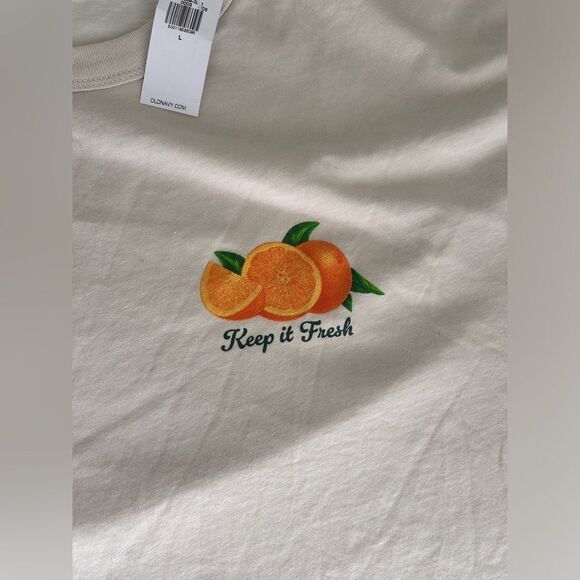 Old Navy Women's Oversized Graphic T-Shirt Size L NWT - Picture 5 of 5